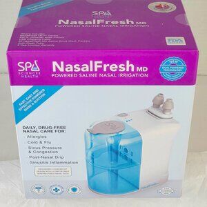 NASALFRESH MD DUAL POWERED SALINE NASAL IRRIGATION NASAL CARE RINSE +30 PACKETS